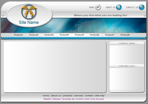 website template