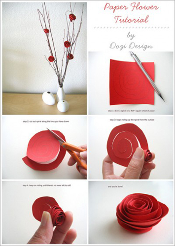 paper flower crafts