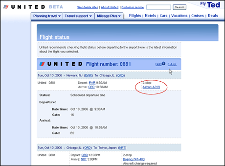 flight status