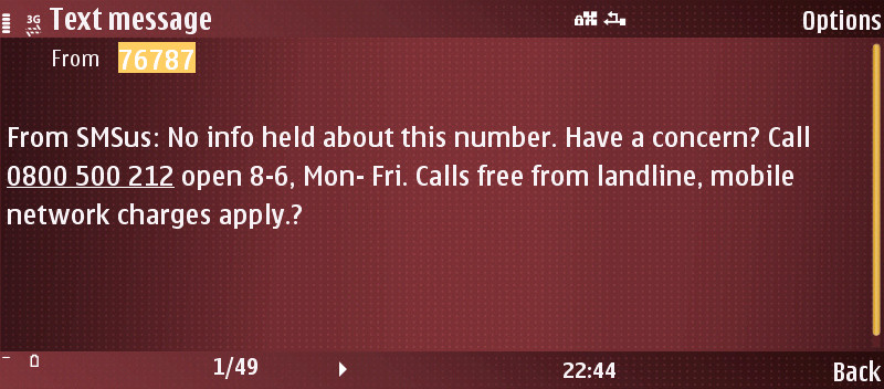 premium rate sms