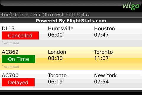 flight status