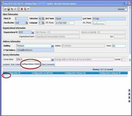 configuration id