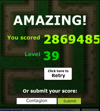 highest score