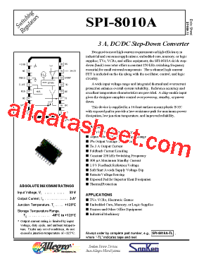spi data sheet